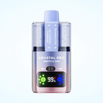 Strawberry Raspberry Cherry Ice / Strawberry Kiwi flavoured Crystal Pro Switch 30K Vape Kit