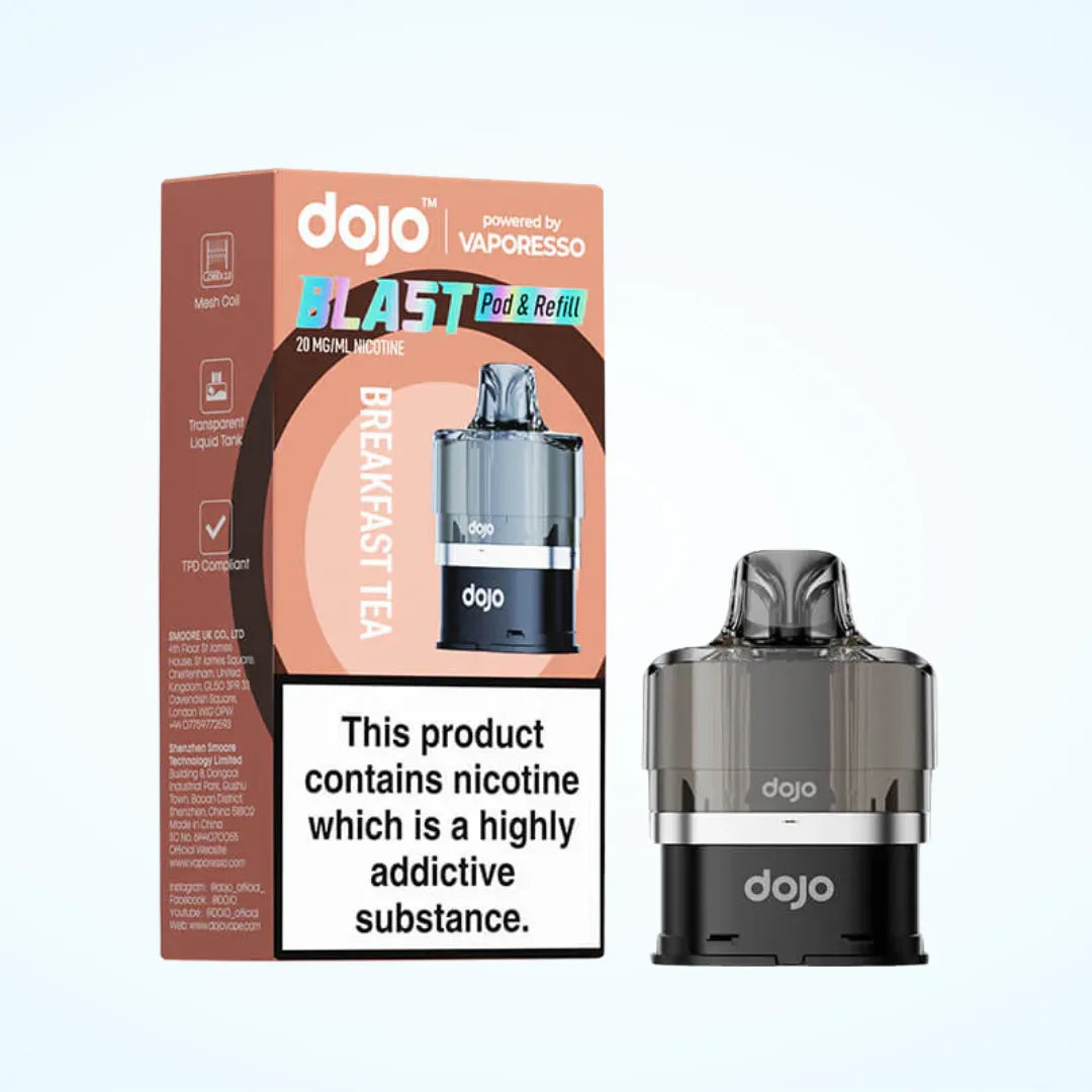 Breakfast Tea flavoured Dojo Blast Replacement Pod in Light Brown Colour