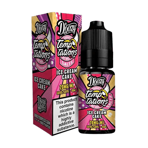 Doozy Vape Co - Doozy Temptation Nic Salt 10ml E-Liquids Box of 10 - theno1plugshop