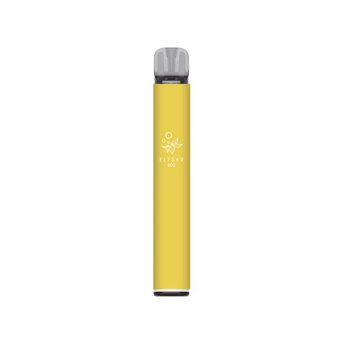 Banana Ice flavour Elf Bar 600 Prefilled Vape Kit