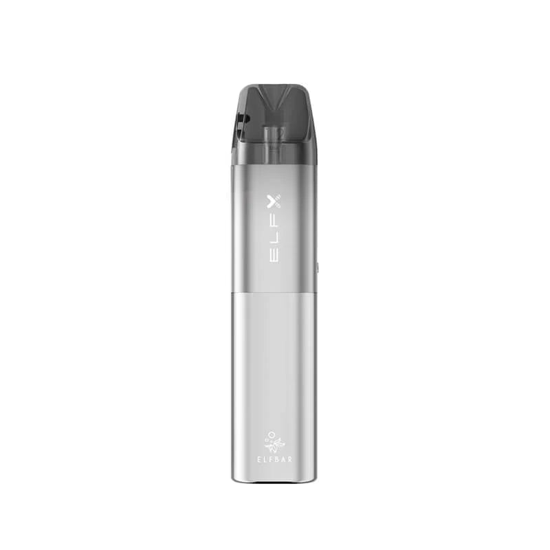 Silver colour Elf Bar Elf X Vape Kit