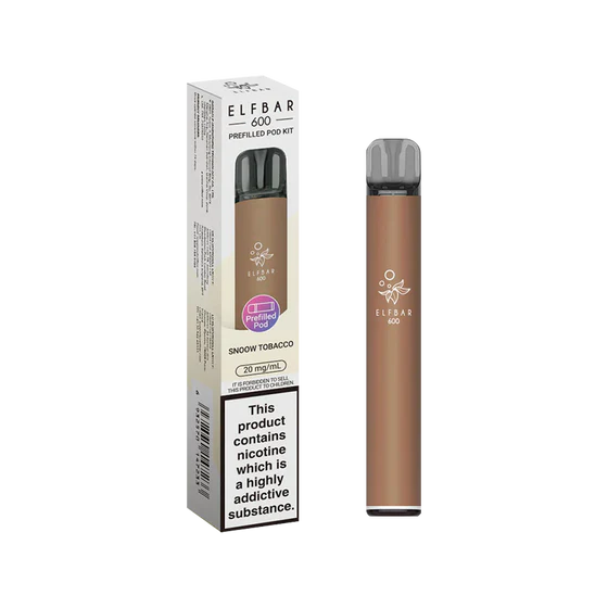 Snoow Tobacco flavoured ELFBAR 600 Prefilled Pod Kit