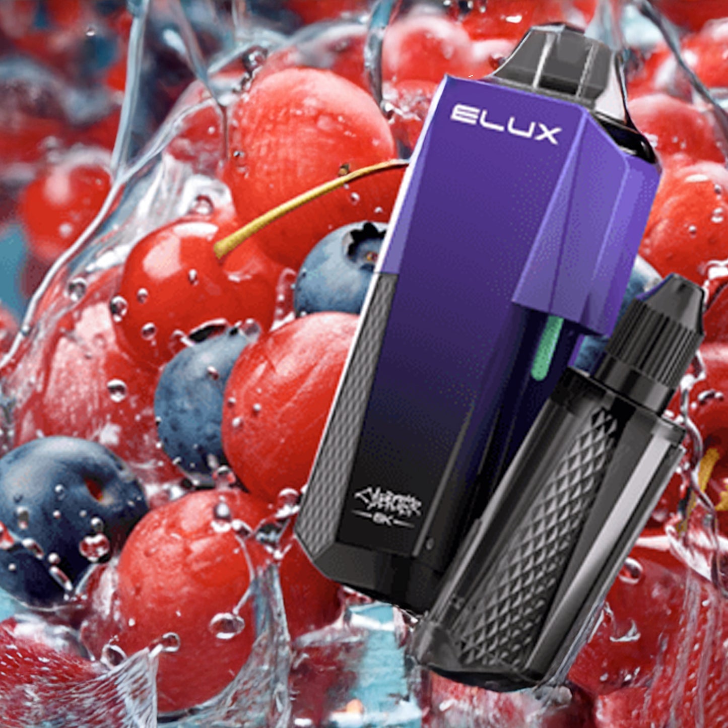 Blueberry Cherry Cranberry flavoured Elux Cyberover 6K