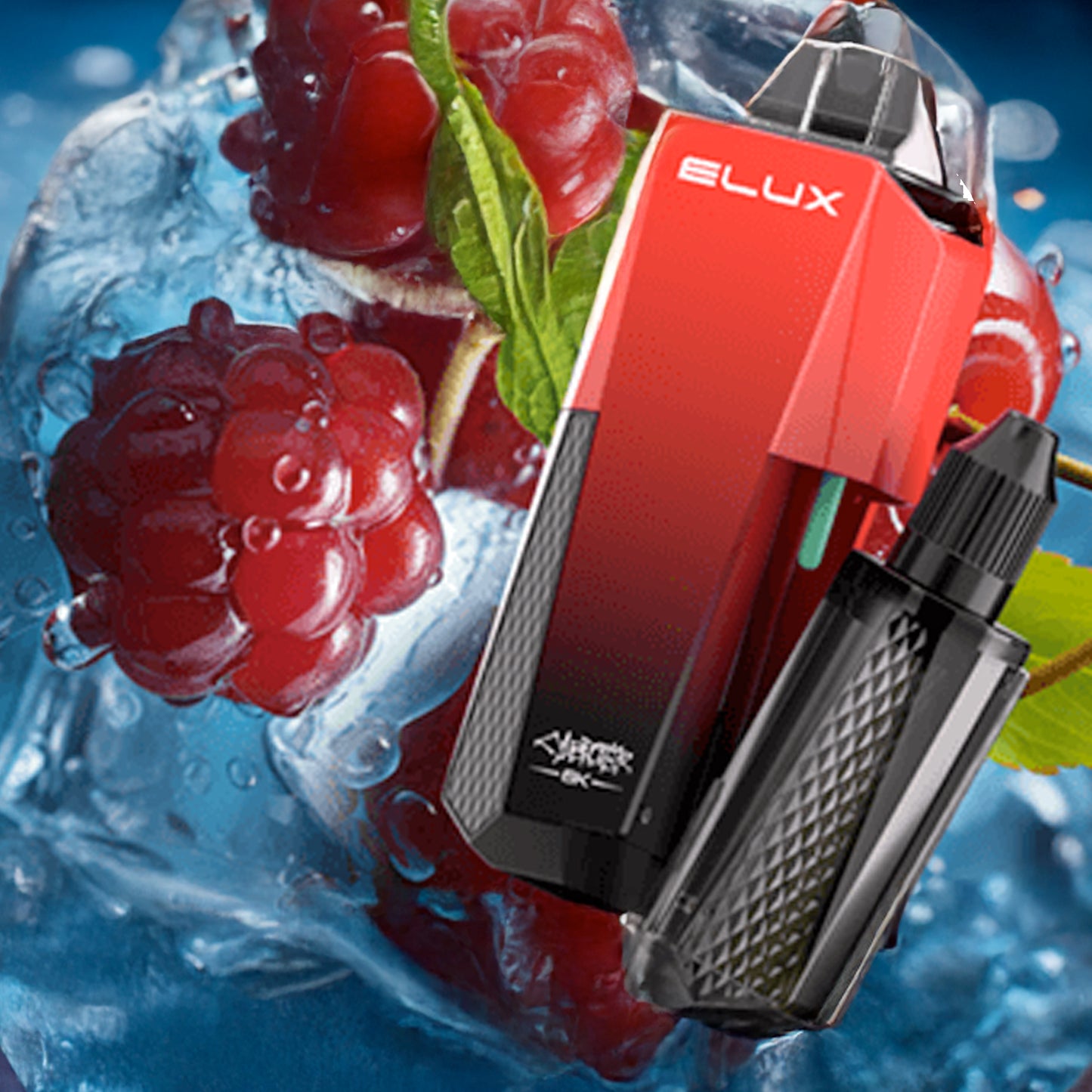 Mr Blue / Fizzy Blueberry flavoured Elux Cyberover 6K