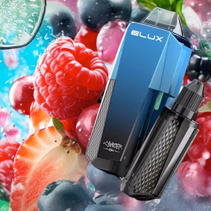 Mr Blue flavoured Elux Cyberover 6K