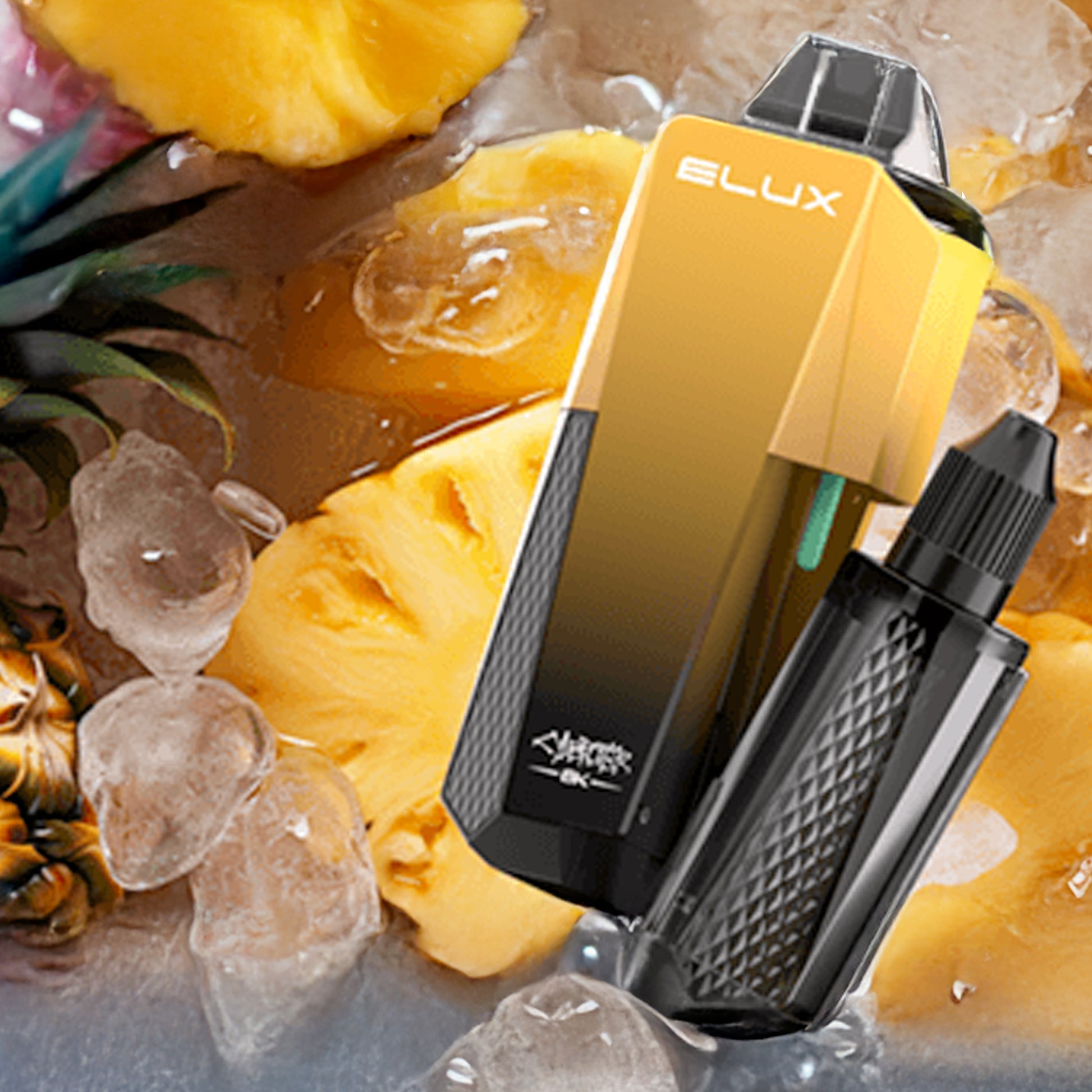 Pineapple flavoured Elux Cyberover 6K
