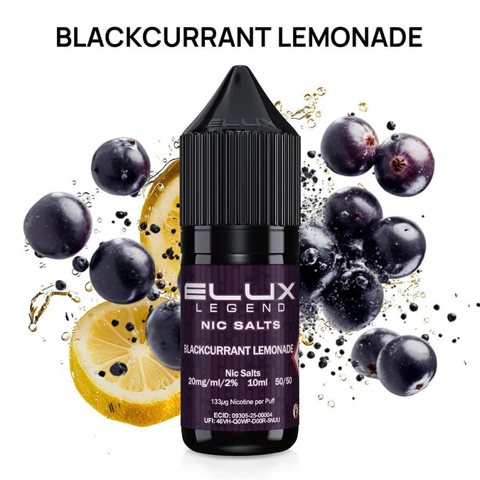 Elux Legend Nic Salts - 10ml E-liquids - (BOX OF 10)