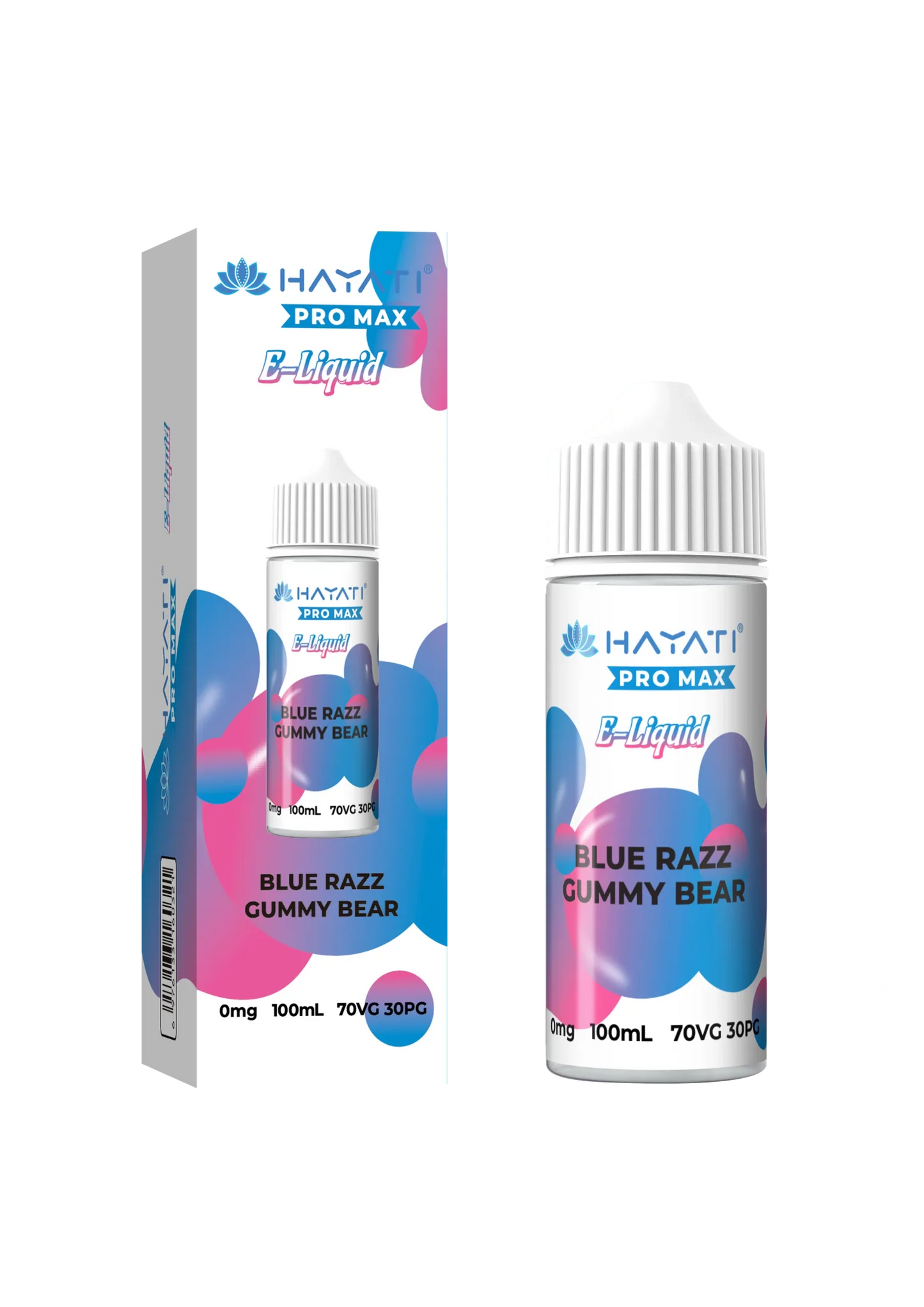 Blue Razz Gummy Bear flavoured Hayati Pro Max E-liquid 100ml Shortfill