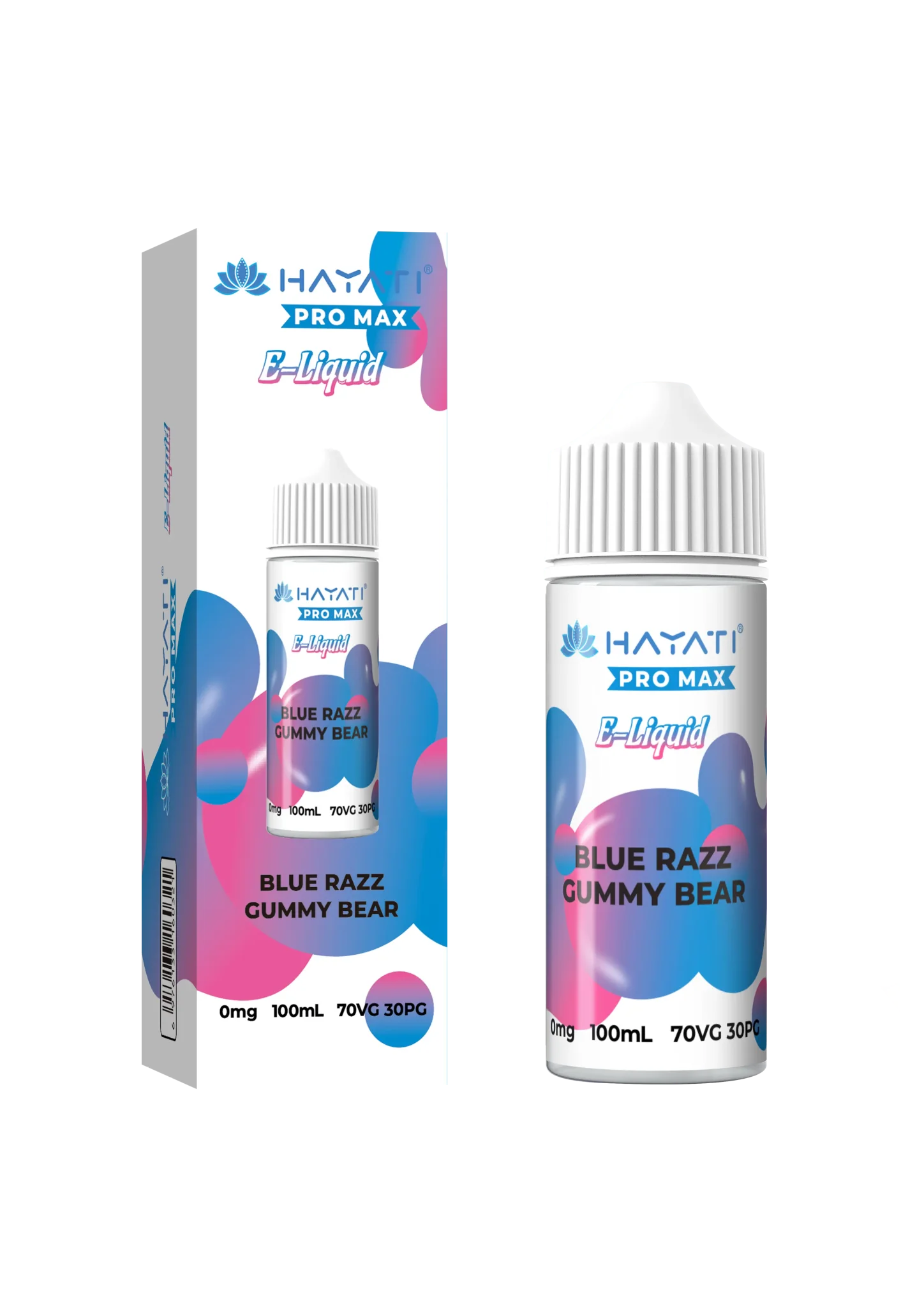 Blue Razz Gummy Bear flavoured Hayati Pro Max E-liquid 100ml Shortfill