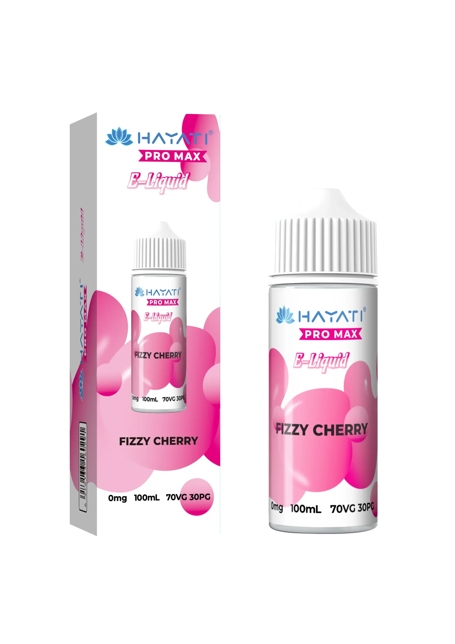 Fizzy Cherry flavoured Hayati Pro Max E-liquid 100ml Shortfill