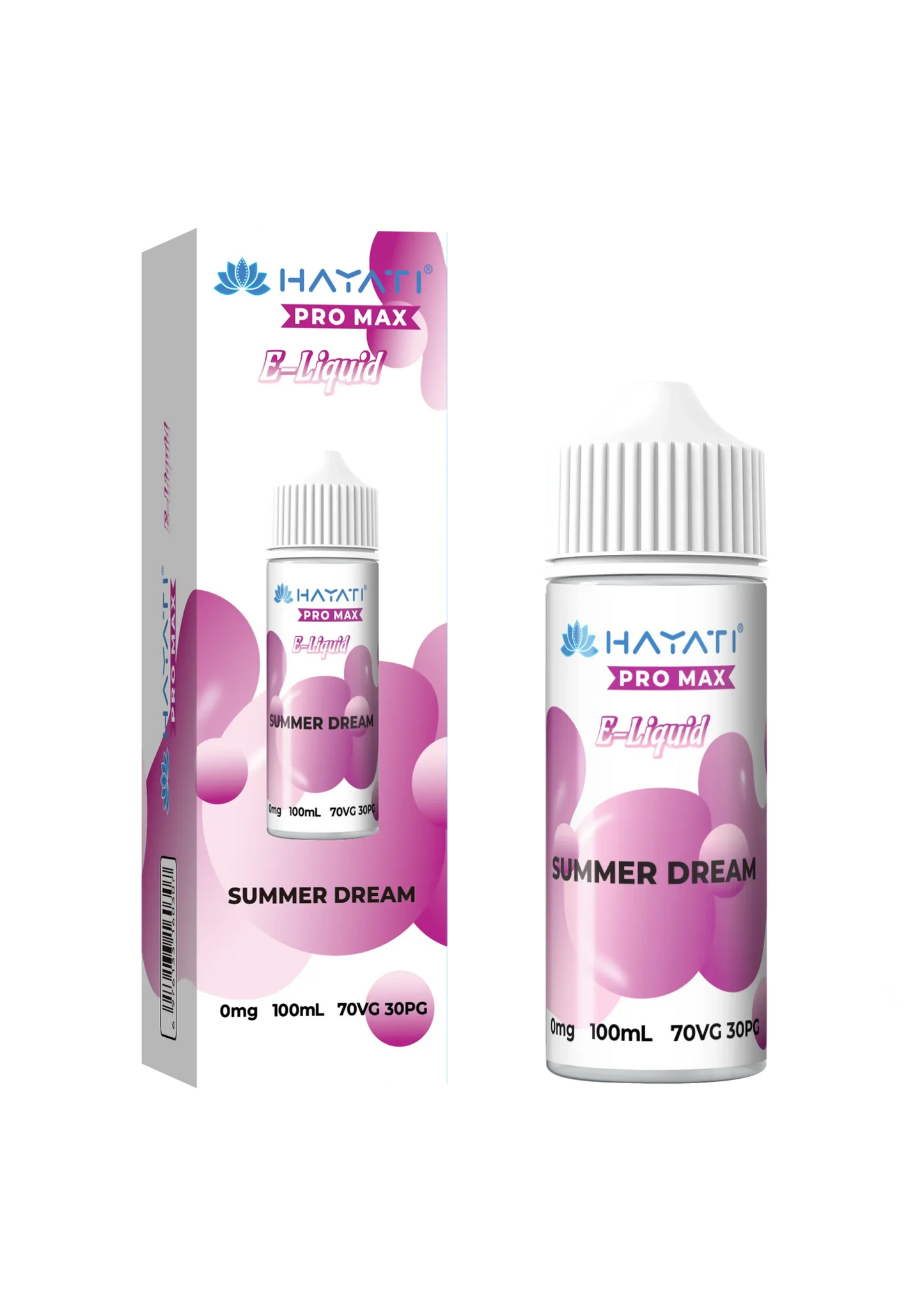 Summer Dream flavoured Hayati Pro Max E-liquid 100ml Shortfill