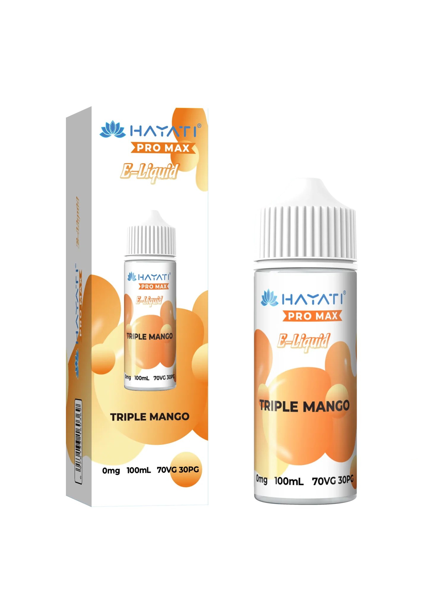 Triple Mango flavoured Hayati Pro Max E-liquid 100ml Shortfill