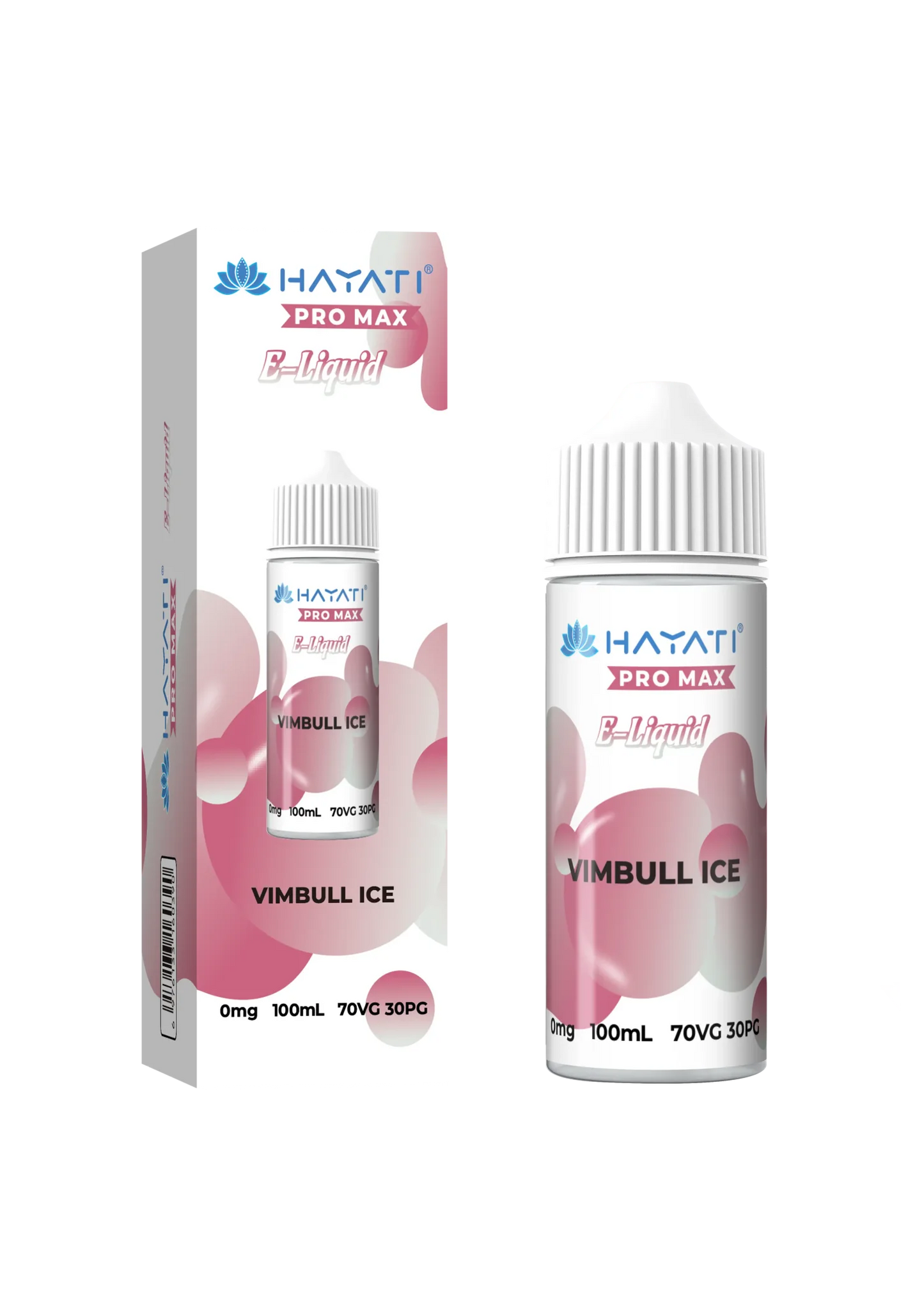 Vimbull Ice flavoured Hayati Pro Max E-liquid 100ml Shortfill