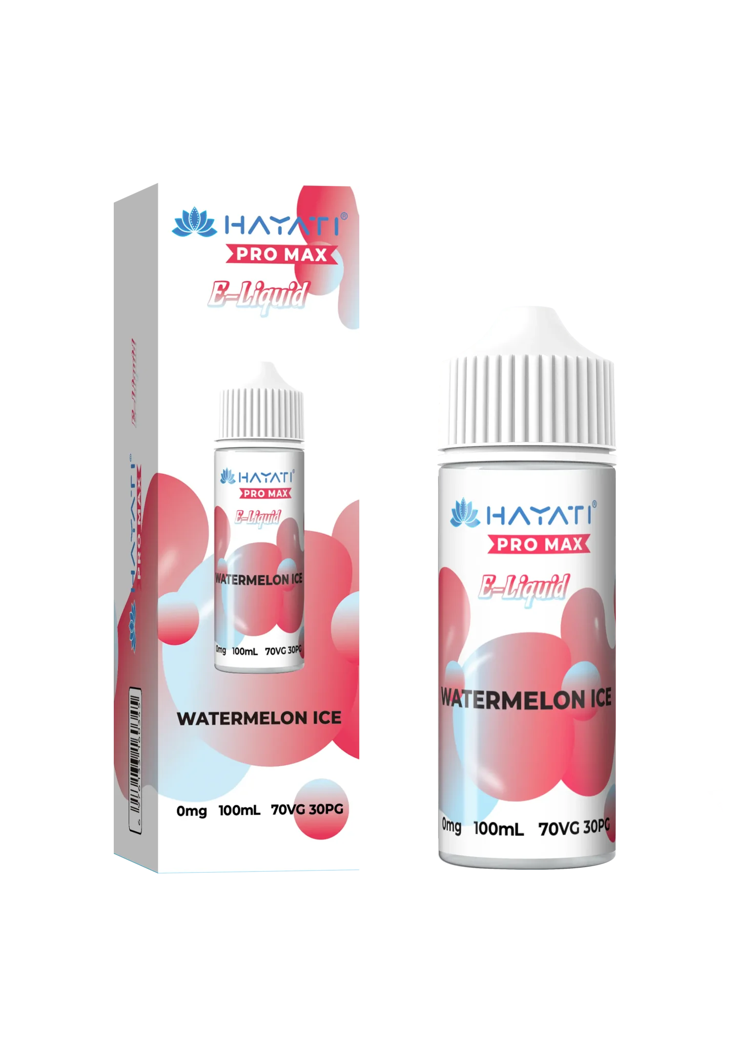 Watermelon Ice flavoured Hayati Pro Max E-liquid 100ml Shortfill