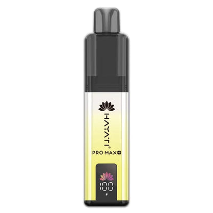 Banana Ice flavour Hayati Pro Max Plus 6000 Prefilled Vape Kit in Yellow Colour