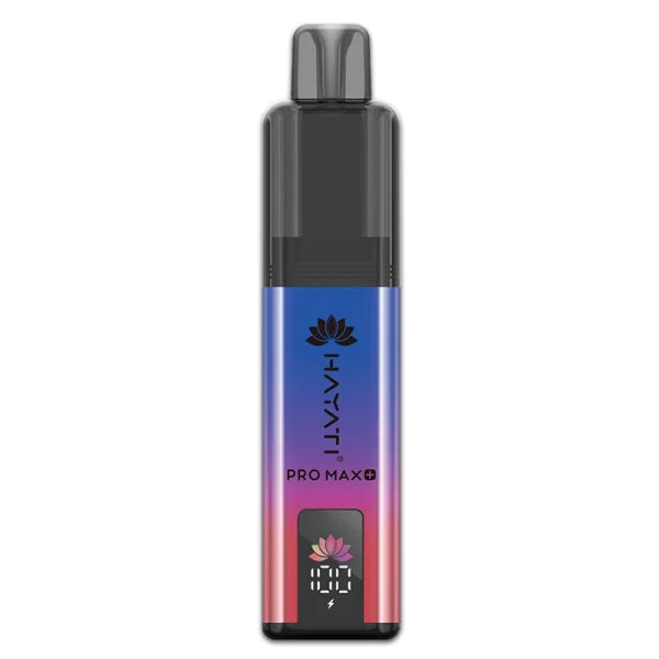 Blue Razz Cherry flavour Hayati Pro Max Plus 6000 Prefilled Vape Kit in Blue Red Colour