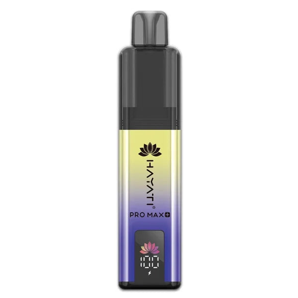 Blue Razz Lemonade flavour Hayati Pro Max Plus 6000 Prefilled Vape Kit in Yellow Blue Colour