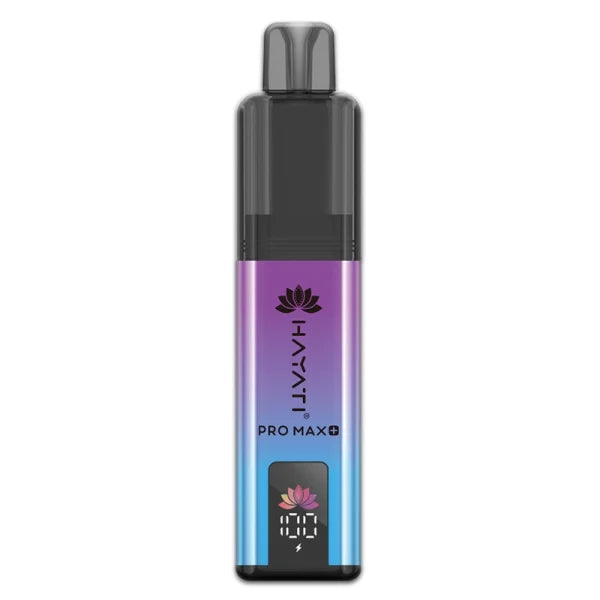 Blueberry Raspberry flavour Hayati Pro Max Plus 6000 Prefilled Vape Kit in Pink and Blue
