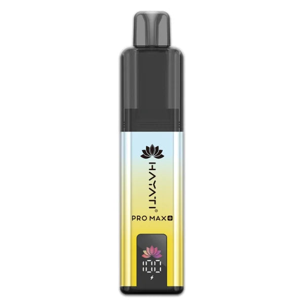 Pineapple Ice flavour Hayati Pro Max Plus 6000 Prefilled Vape Kit in Blue and Yellow