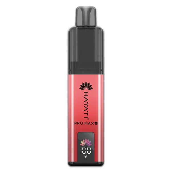 Strawberry Cherry Cranberry flavour Hayati Pro Max Plus 6000 Prefilled Vape Kit in Red