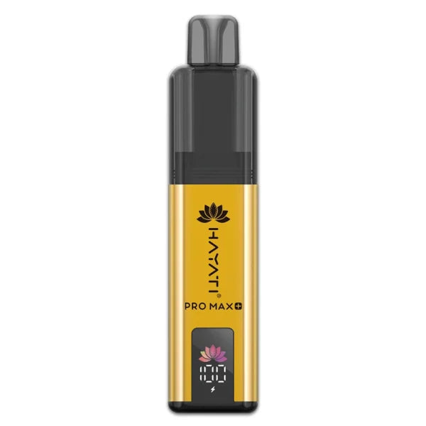 Triple Mango flavour Hayati Pro Max Plus 6000 Prefilled Vape Kit in Yellow