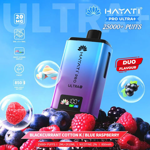 Hayati Pro Ultra Plus 25000 Plus Puffs Pack of 5