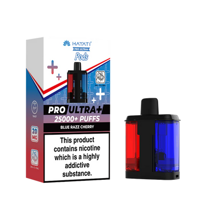 Hayati Pro Ultra Plus 25K Blue Razz Cherry Flavored Prefilled Pod
