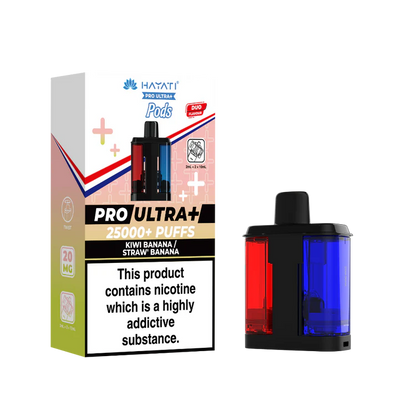 Hayati Pro Ultra Plus 25K Kiwi Banana/Straw Banana Flavored Prefilled Pod