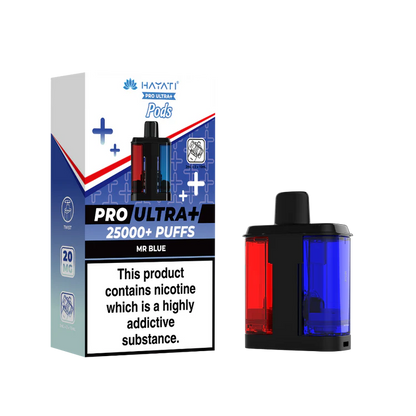 Hayati Pro Ultra Plus 25K Mr Blue Flavored Prefilled Pod