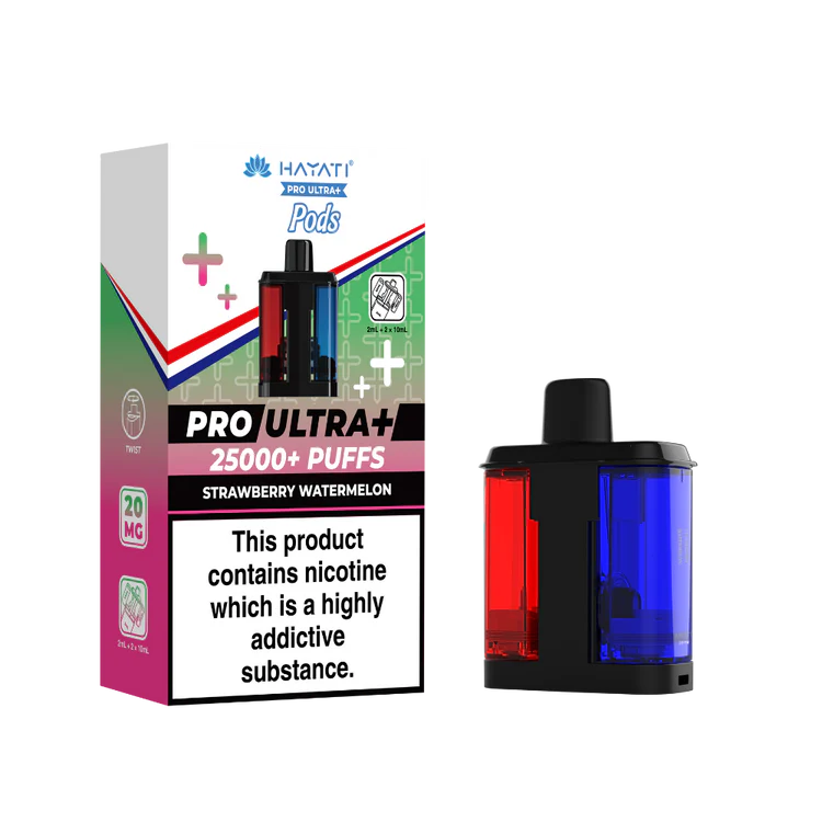 Hayati Pro Ultra Plus 25K Strawberry Watermelon Prefilled Pod