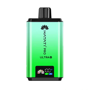 Fresh Mint flavoured Hayati Pro Ultra Plus 25000 in Light Blue and Green Colour 