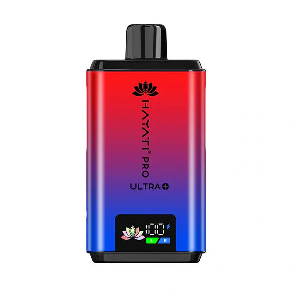 Blueberry H Bubba / Bubba Watermelon H Bubba flavoured Hayati Pro Ultra Plus 25000 in Red and Blue Colour 