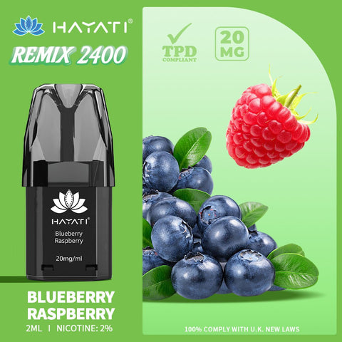 Hayati Remix 2400 Puffs Replacement Pods - Vape & Candy Wholesale