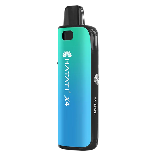 Aurora Green coloured Hayati X4 Refillable Pod Kit