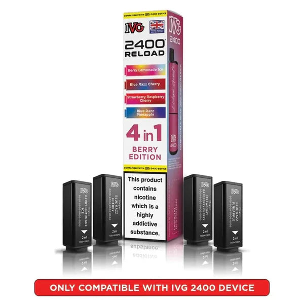 Berry Edition flavoured IVG 2400 Reload 4 in 1 Pod