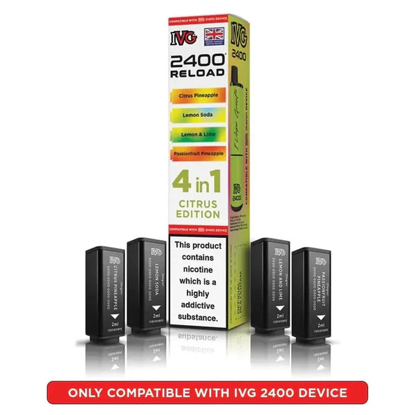 Citrus Edition flavoured IVG 2400 Reload 4 in 1 Pod