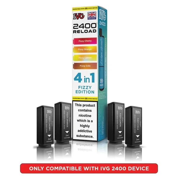 Fizzy Edition flavoured IVG 2400 Reload 4 in 1 Pod