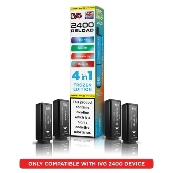 Frozen Edition flavoured IVG 2400 Reload 4 in 1 Pod