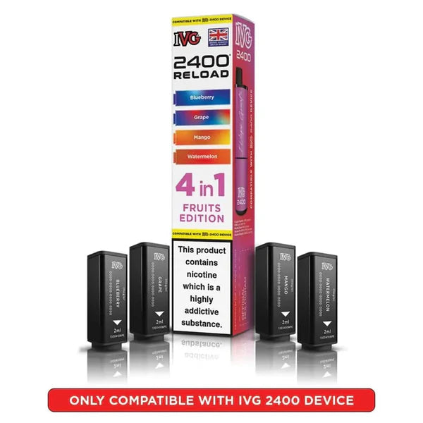 Fruits Edition flavoured IVG 2400 Reload 4 in 1 Pod