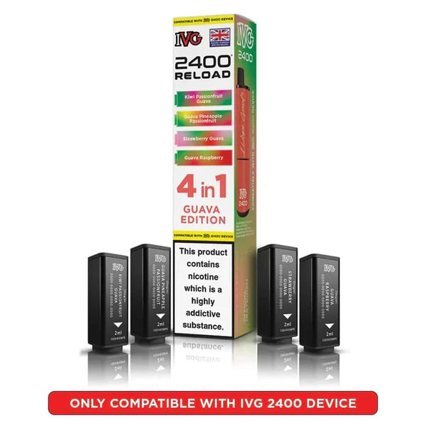 Guava Edition flavoured IVG 2400 Reload 4 in 1 Pod