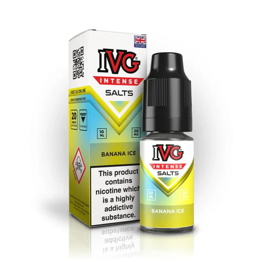 Banana Ice flavoured IVG Intense Salts