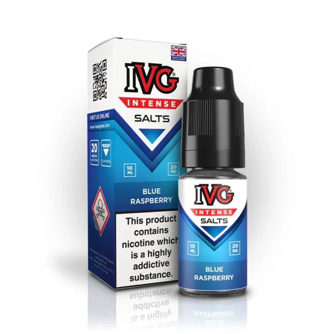 Blue Raspberry flavoured IVG Intense Salts