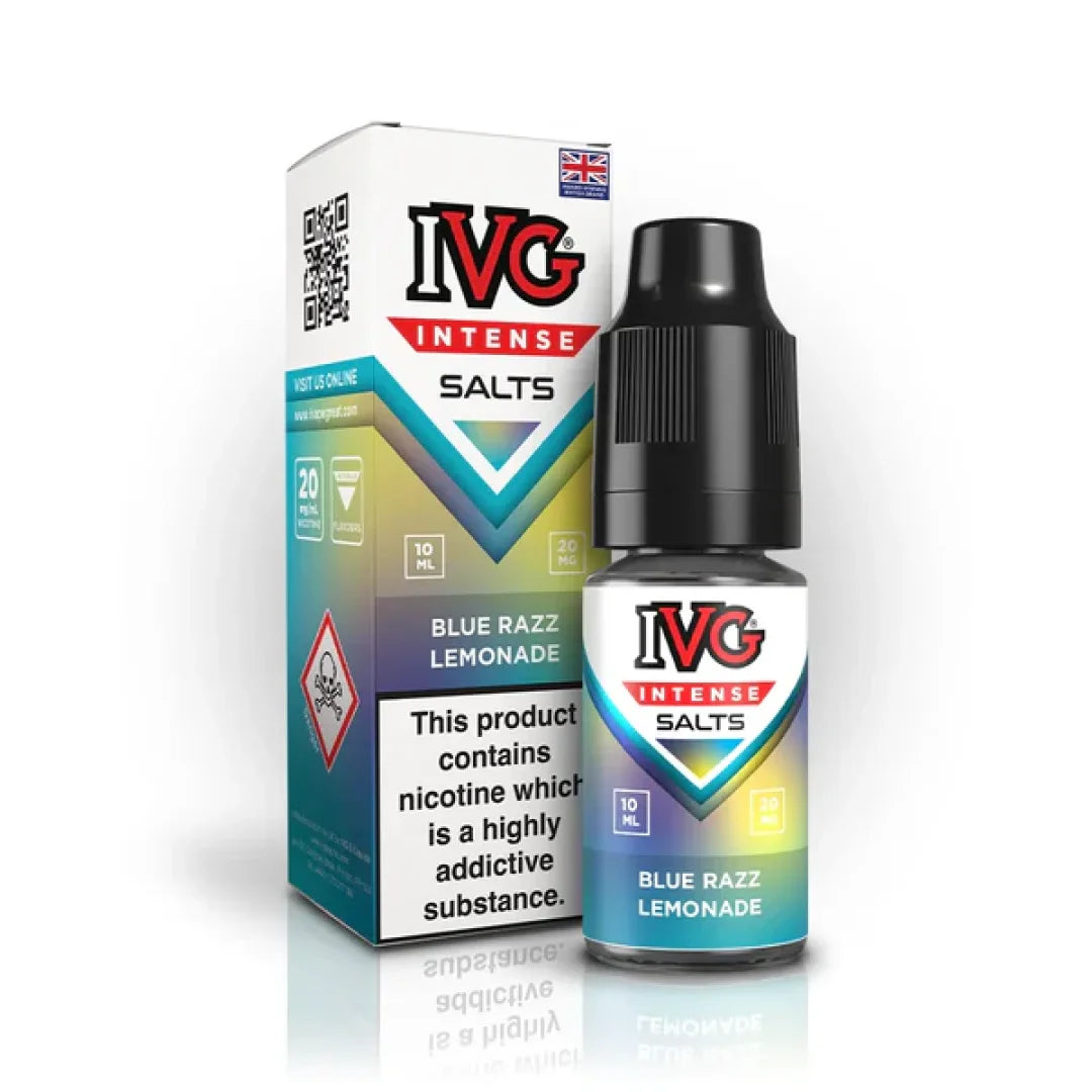 Blue Razz Lemonade flavoured IVG Intense Salts