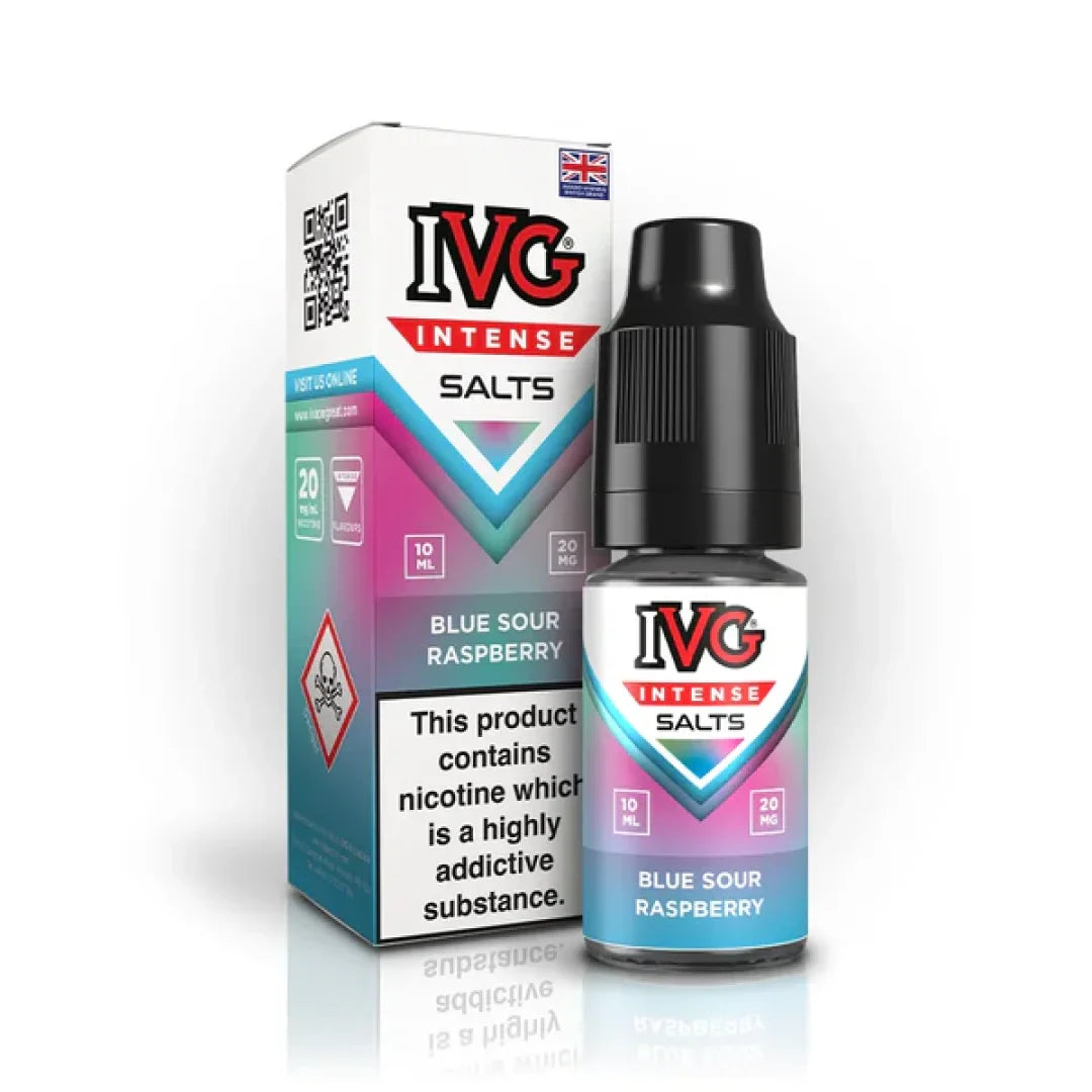 Blue Sour Raspberry flavoured IVG Intense Salts