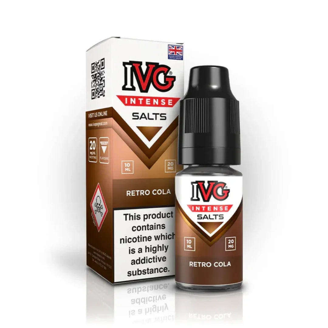 Retro Cola flavoured IVG Intense Salts