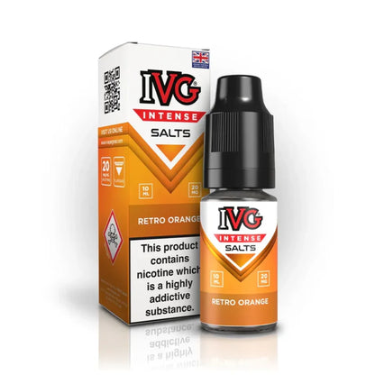 Retro Orange flavoured IVG Intense Salts