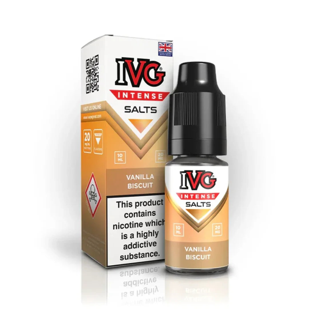 Vanilla Biscuit flavoured IVG Intense Salts