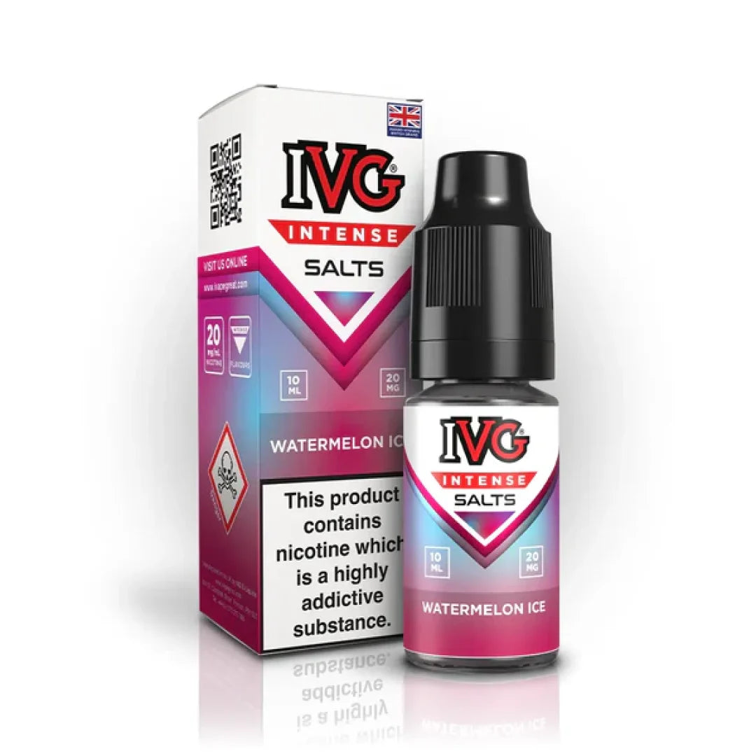 Watermelon Ice flavoured IVG Intense Salts