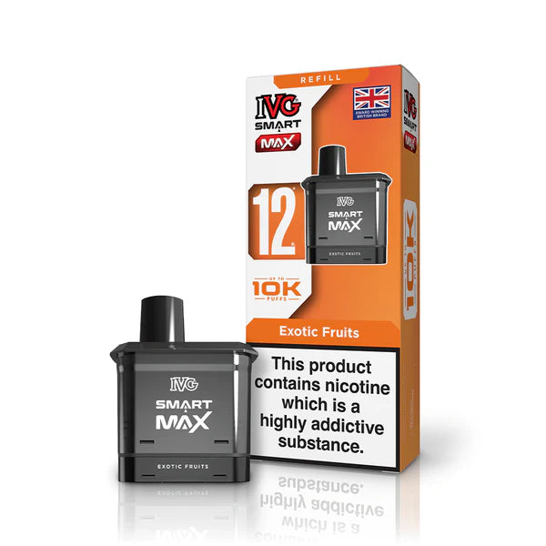 Exotic Fruits flavoured IVG Smart Max Replacement Pod in Orange Colour