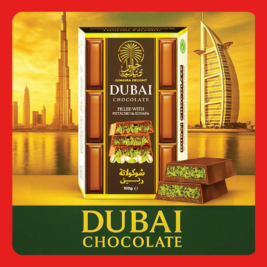 Jumaira Delight Dubai Chocolate at Aroma King
